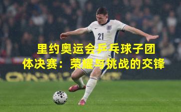  里约奥运会乒乓球子团体决赛：荣耀与挑战的交锋